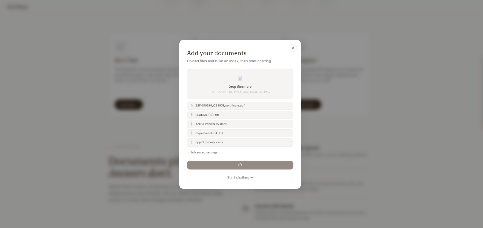 DocMind screenshot 4