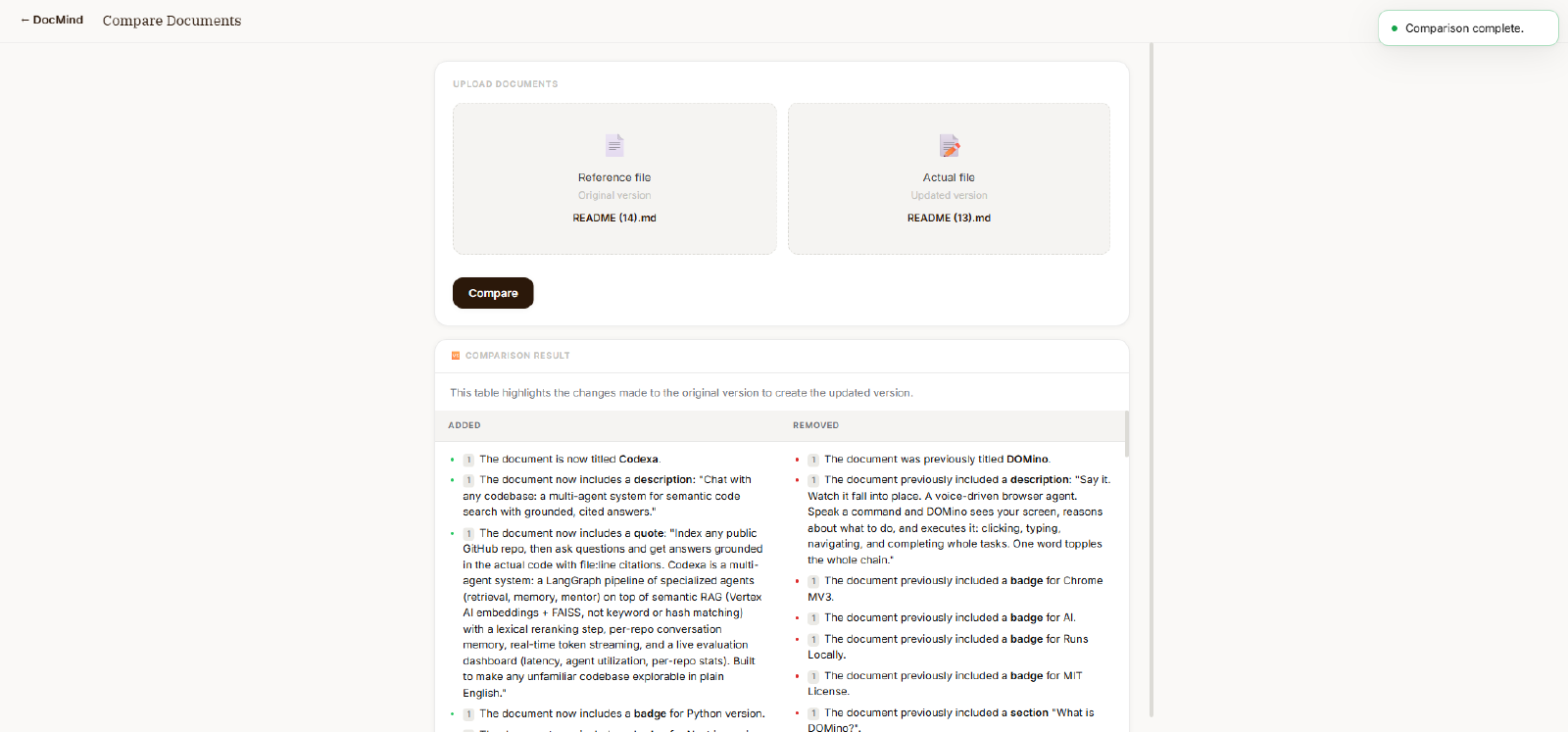 DocMind screenshot 9